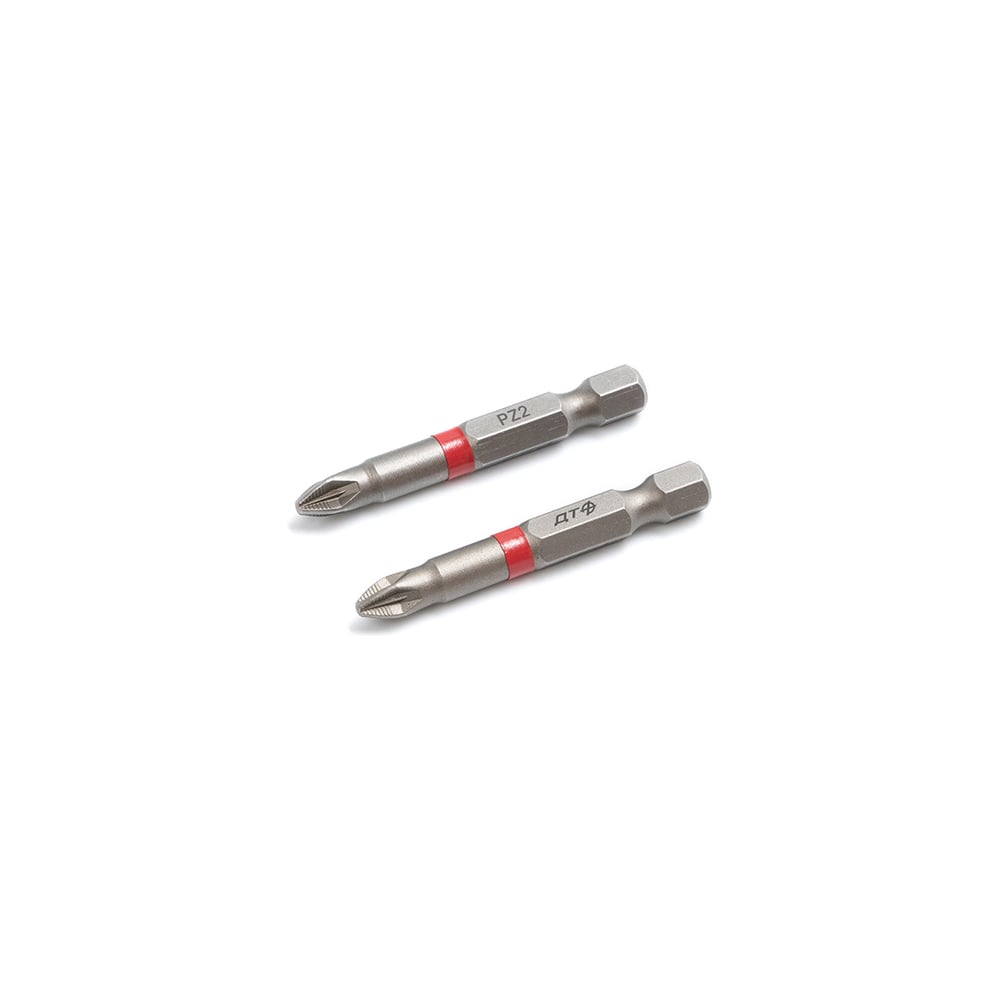 Биты 1/4'', PZ2 × 50 мм, 2 шт.