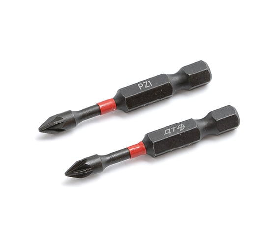 Бита ударная Дело Техники 1/4", PZ1 × 50 мм, 2шт. 793622 1