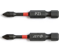 Бита ударная (10 шт; PZ1х50 мм; 1/4") Дело Техники 793625