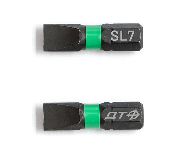 Бита ударная (2 шт; SL7х25 мм; 1/4") Дело Техники 792502