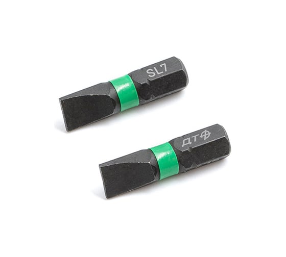 Бита ударная (2 шт; SL7х25 мм; 1/4") Дело Техники 792502