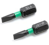 Бита ударная Дело Техники 1/4", SL4 × 25 мм, 2шт. 792202
