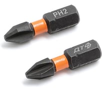 Бита ударная Дело Техники 1/4", PH2 × 25 мм, 2шт. 793202
