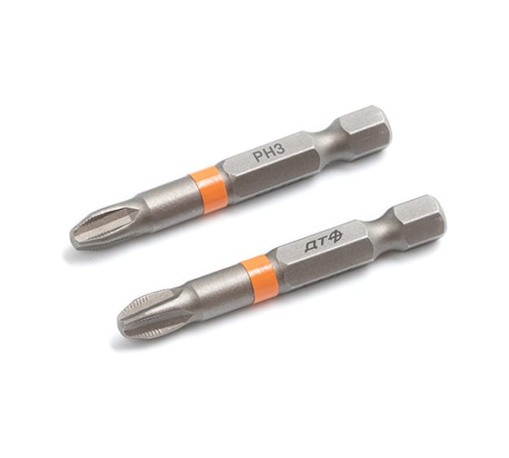 Биты 1/4", PH3 × 50 мм, 2 шт. Дело Техники 790322 1
