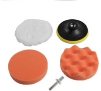 Тарелка опорная с кругами для полировки (5 предметов; 180 мм) TORSO 4382756