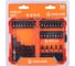 Набор бит AIRLINE 34пр. (PH, SL, TORX, SQUARE), пласт. кейс ATCA026 1