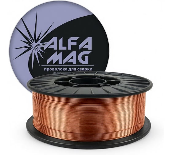 Проволока сварочная AlfaMag (CuSi3) 1.0 мм D300 15KG/Spool 524639