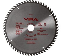 Диск пильный VIRA по дереву 255 х 30/25.4/20/16 х 60Т 594254