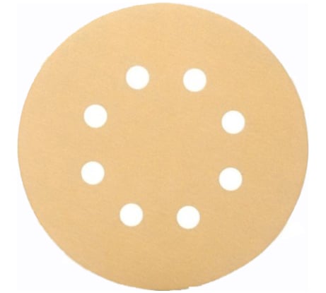 Диск шлифовальный перфорированный с липучкой (5 шт; 125 мм; Р60; 8 отв.) Abraforce 90351