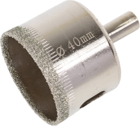 Коронка алмазная с центрирующим сверлом по керамограниту и керамике 40 мм Росомаха 723040