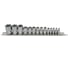 Набор головок на держателе ROSSVIK 1/4, 3/8, 1/2, TORX E4-E24, 14 предметов SST0424 1