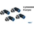 Фитинг пневматический NBPT PL 04-M6х1.0-G, 4шт 807283 1