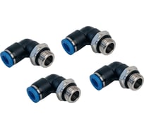 Фитинг пневматический NBPT PL 06-M6х1.0-G, 4шт 807306