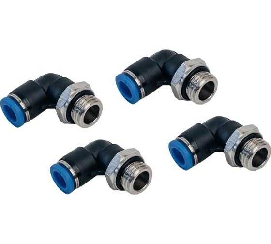 Фитинг пневматический NBPT PL 06-M6х1.0-G, 4шт 807306