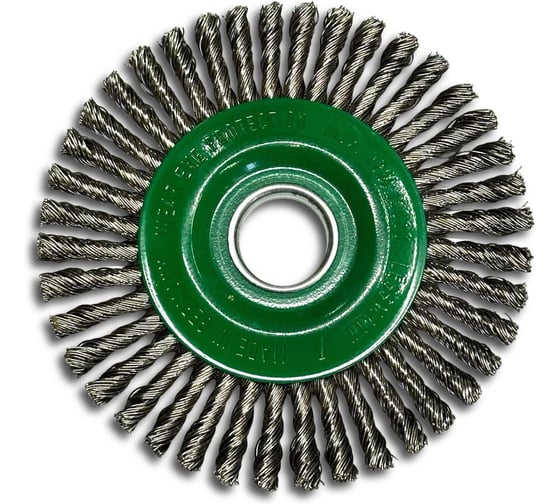 Щетка Lessmann диск жгут 125х6х22.2х0.50мм нерж.40жгутов 47380140