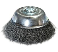 Щетка чашка гофрированная Д150мм, стальная 0,50мм Lessmann 4291970V