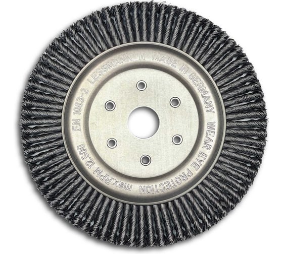 Щетка Lessmann дисковая жгутовая 178х6мм, стальная 0.5мм 4752B1KB