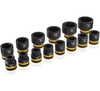 Набор ударных головок RUNTEC 1, 22-60 мм, CrMo, 14 предметов RT-IS3B14