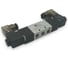 Пневмораспределитель Контактная Механика 5/2, G1/8, DC24V K4V120-06-B 2