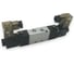 Пневмораспределитель Контактная Механика 5/2, G1/8, DC24V K4V120-06-B 3