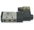 Пневмораспределитель Контактная Механика 5/2, G1/8, AC220V K4V210-06-A 1