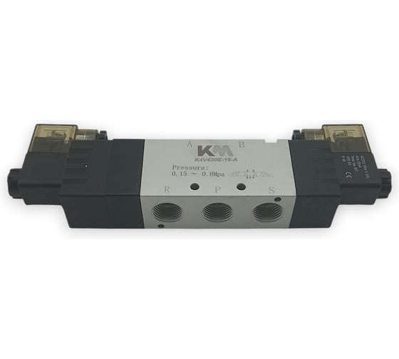 Пневмораспределитель Контактная Механика 5/2, G1/2, AC220V K4V430E-15-A