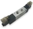 Пневмораспределитель Контактная Механика 5/2, G1/2, AC220V K4V430E-15-A 7