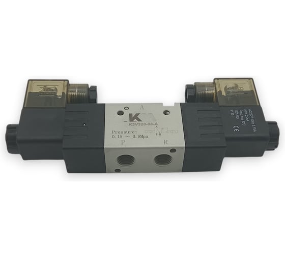 Пневмораспределитель Контактная Механика 3/2, G1/4, AC220V K3V320-08-A