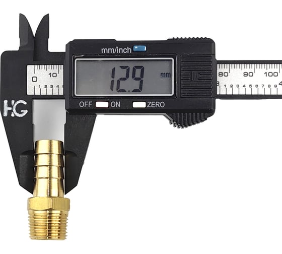 Штуцер пневмо 3/8" НР - 12 мм, 5 шт HG 1645023