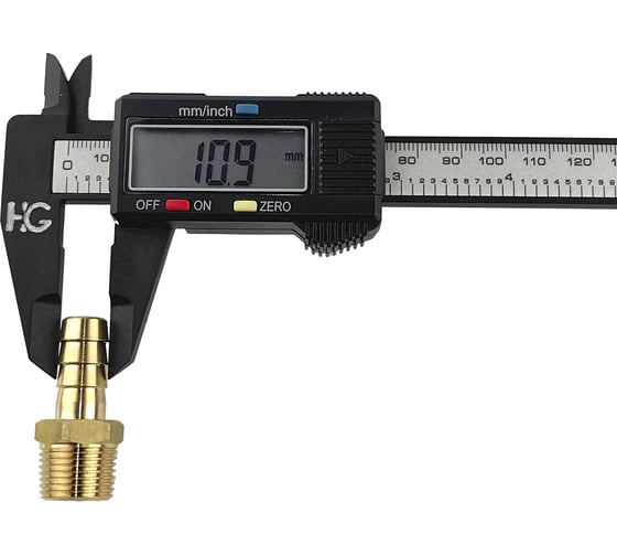 Штуцер пневмо 3/8" НР - 10 мм, 5 шт HG 1645177