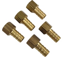 Штуцер пневмо 3/8" ВР - 12 мм, 5 шт HG 1645146