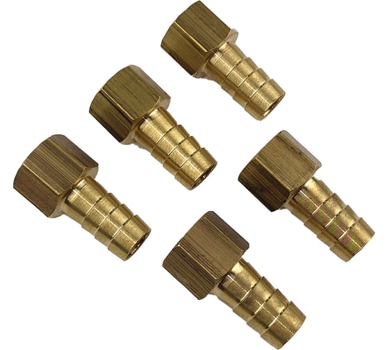 Штуцер пневмо 3/8" ВР - 12 мм, 5 шт HG 1645146