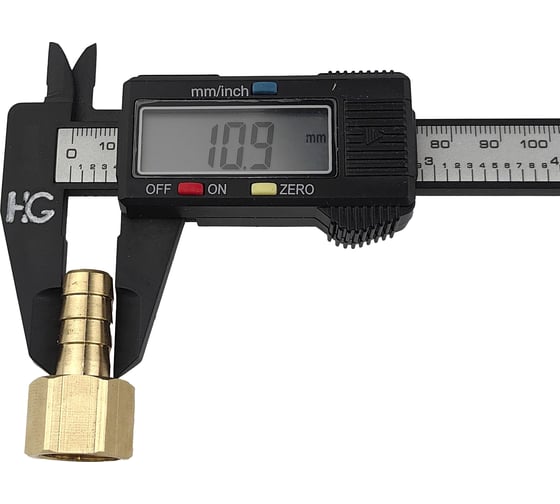 Штуцер пневмо 3/8" ВР - 10 мм, 5 шт HG 1645160