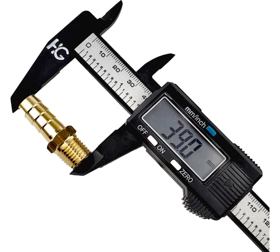 Штуцер пневмо 1/4" НР - 10 мм, 5 шт HG 1644934
