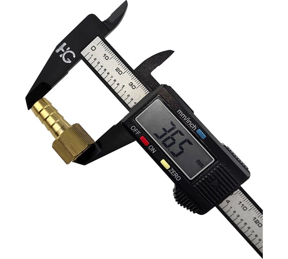 Штуцер пневмо 1/4" ВР - 10 мм, 5 шт HG 1645085