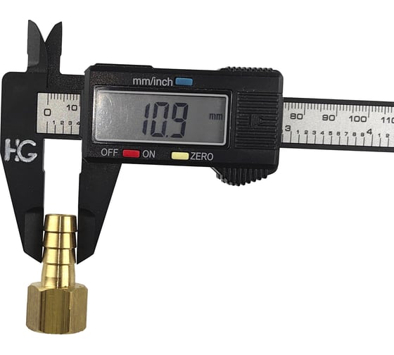 Штуцер пневмо 1/4" ВР - 10 мм, 5 шт HG 1645085