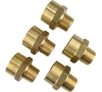 Переходник пневмо 3/8" НР x 1/2" ВР, 5 шт HG 1644958