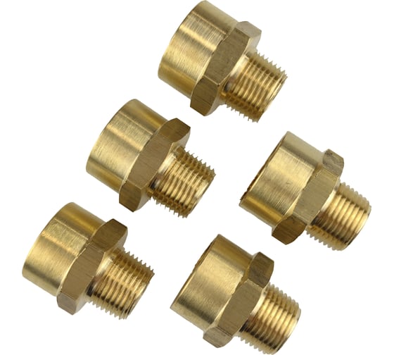 Переходник пневмо 3/8" НР x 1/2" ВР, 5 шт HG 1644958 1