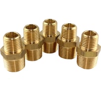 Ниппель переходной пневмо 3/8" НР х 1/4" НР, 5 шт HG 1645108