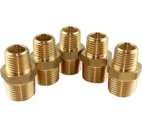 Ниппель переходной пневмо 3/8" НР х 1/4" НР, 5 шт HG 1645108