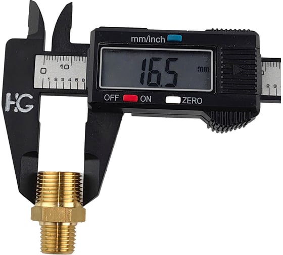 Ниппель переходной пневмо 3/8" НР х 1/4" НР, 5 шт HG 1645108