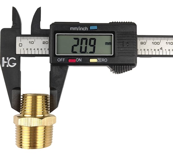 Ниппель переходной пневмо 3/4" НР X 1/2" НР, 5 шт HG 1644781