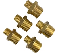 Ниппель переходной пневмо 1/2" НР х 1/4" НР, 5 шт HG 1645009
