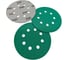 Шлифовальный круг Long Abrasive AF77 Green 125мм на липучке, Р80, 8отв., (100 штук) D771250808-100 2