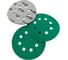 Шлифовальный круг Long Abrasive AF77 Green 125мм на липучке, Р120, 8отв., (100 штук) D771251208-100 2