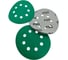 Шлифовальный круг Long Abrasive AF77 Green 125мм на липучке, Р320, 8отв., (100 штук) D771253208-100 2