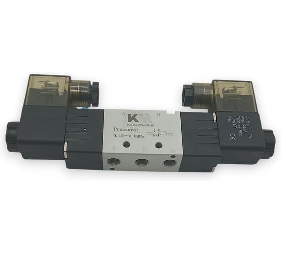 Пневмораспределитель Контактная Механика 5/2, G1/8, DC24V K4V220-06-B