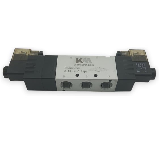 Пневмораспределитель Контактная Механика 5/3, G1/2, AC220V K4V430C-15-A