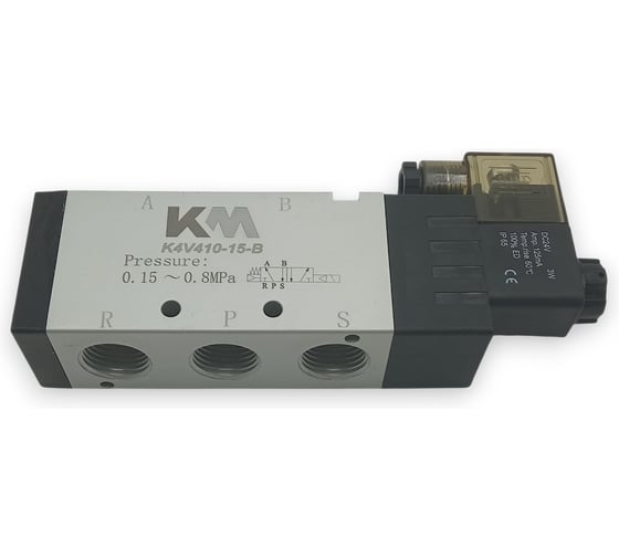 Пневмораспределитель Контактная Механика 5/2, G1/2, DC24V K4V410-15-B