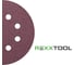 Круг / диск шлифовальный на липучке REXXTOOL ФИОЛЕТОВЫЙ (50 штук; 125 мм; 8 отверстий; P600) RXT50-PUR-125-8-600 2